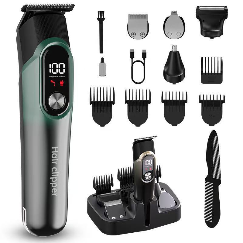 multifunctional hairdressing set rechargeable electric hairdresser amazon popular waterproof clipper oil head for home