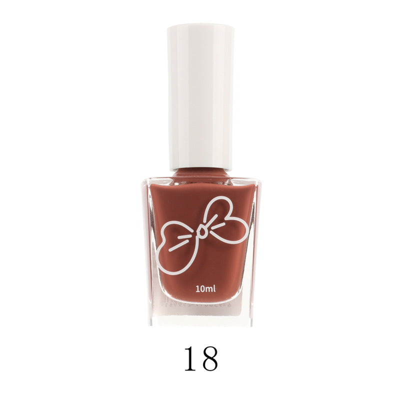 Fall and winter new color nail polish whitening oily non-peelable long-lasting nude black white nail polish wholesale