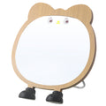 Mirror makeup mirror bedroom for homestorage dressing mirror student dormitory desktop desktop home wooden rotate mirror
