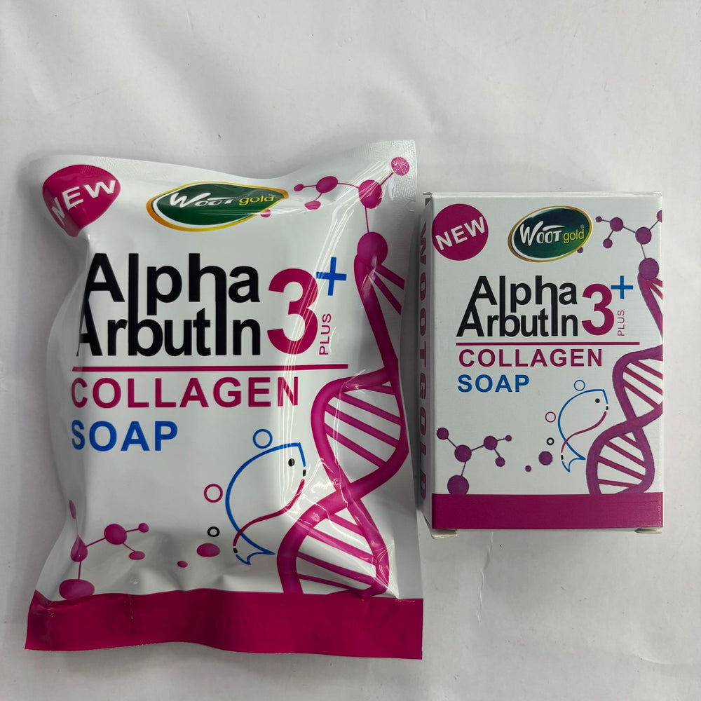 foreign trade exclusive bagged arbutin 3+ collagen brightening soap gentle exfoliating soap 80g