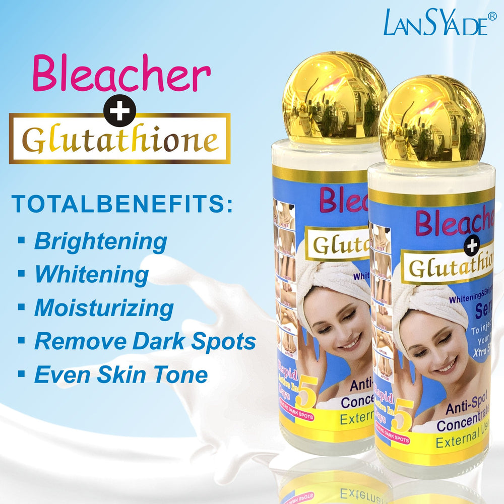 glutathione serum - melanin & kojic acid brightening, collagen repair essence, 120ml