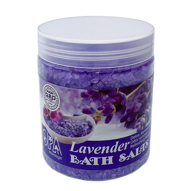 exclusive scrub crystal salt fragrance bath coarse salt exfoliating chicken skin sea salt bath and foot soak 350g