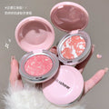 Makeup kakashow tipsy baking baked blush pearlescent fine shimmer korean style atmosphere to enhance complexion whitening rouge