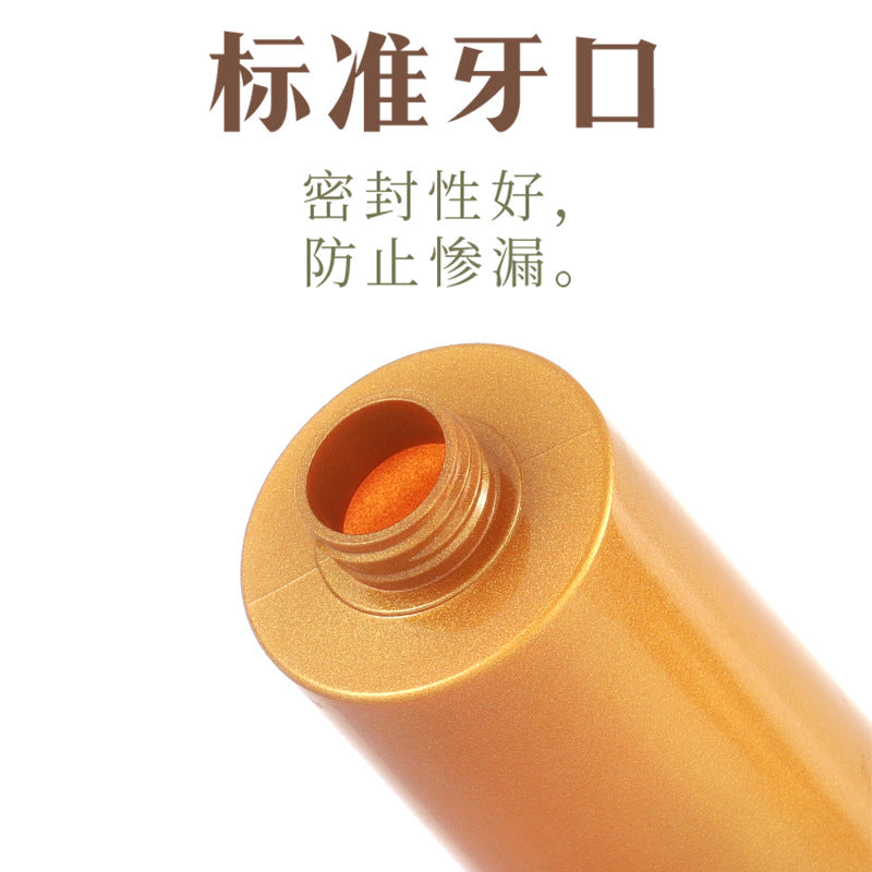 High-end 680ml plastic bottle, empty bottle, push-flat shoulder shower gel shampoo bottle