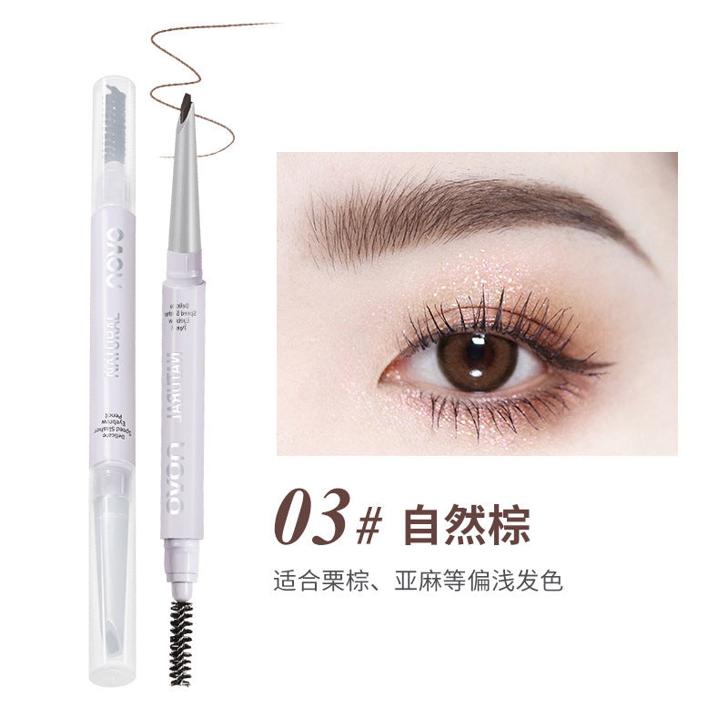 Novo fine tip brow pencil - waterproof, sweat-proof, long-lasting, non-fading, creates defined, natural, and wild brows