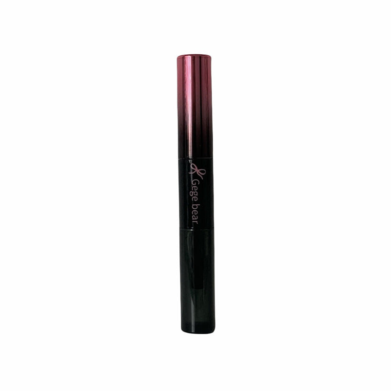 Gege bear ice glaze double-ended lip glaze mirror water-glossy transparent lip oil matte matte whitening lipstick