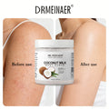 matcha green tea body scrub 350g - deep cleansing exfoliator with himalayan bath salts to improve keratosis pilaris (chicken skin)