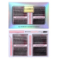Amazon's best-selling false eyelashes set, large-capacity diy segmented european and american curling eyelashes glue in stock