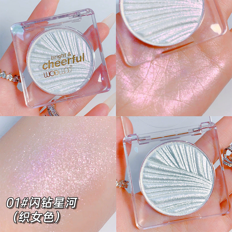 Wodwod galaxy baked highlighting powder - shimmering glitter for a fairy-tale diamond glow