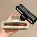 Large rectangular claw clip for thick hair - extra large hair styling clip for women - 2024 new high-end hair clip - back of head hair clip