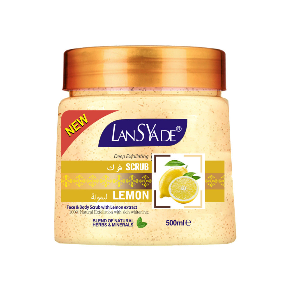 vanilla ice cream body gold scrub - exfoliates, removes bumps & keratosis pilaris, brightens, moisturizes, and nourishes skin