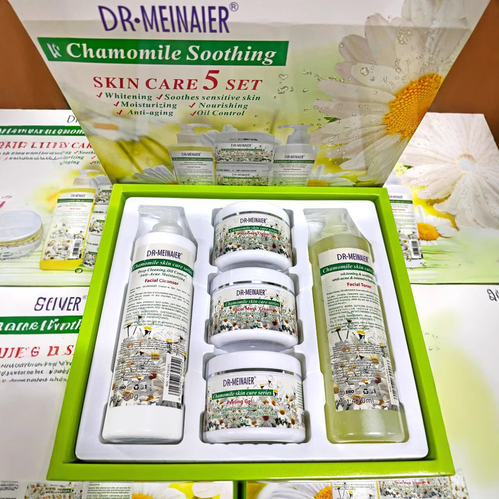 chamomile beauty salon skincare set - 5-piece massage skincare kit - wholesale for export