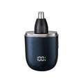 New cross-border men's mini portable electric nose hair trimmer, fully washable grooming kit with digital display
