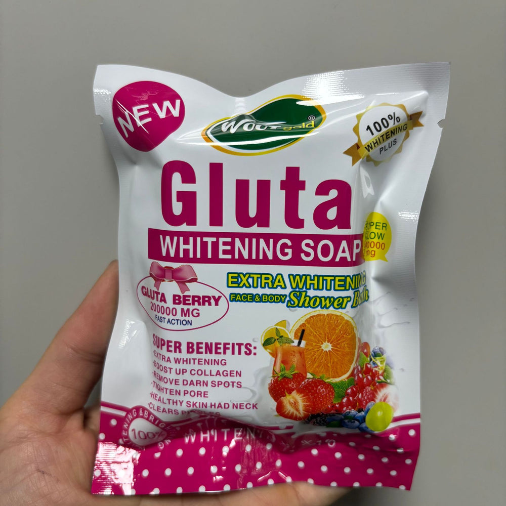 foreign trade bagged glutathione soap cleansing bath cleansing soap refreshing nourishing turmeric soap 80g