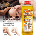 e-commerce hot-selling red-capped 7-day repair and brightening turmeric essential oil, full body massage vc massage oil, 500ml