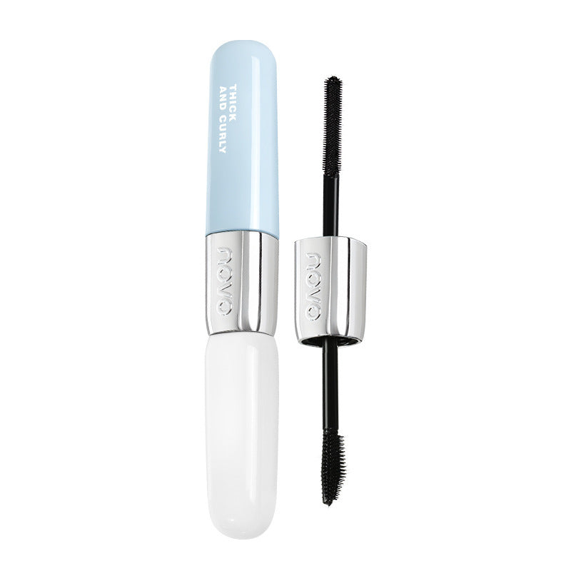 Novo winged eyelash double-ended mascara long and thick curling nature root clear long-lasting waterproof non-smudge
