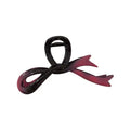 High-end gradient ribbon bow clip large headgear hair back head shark clip acrylic hair accessories for women