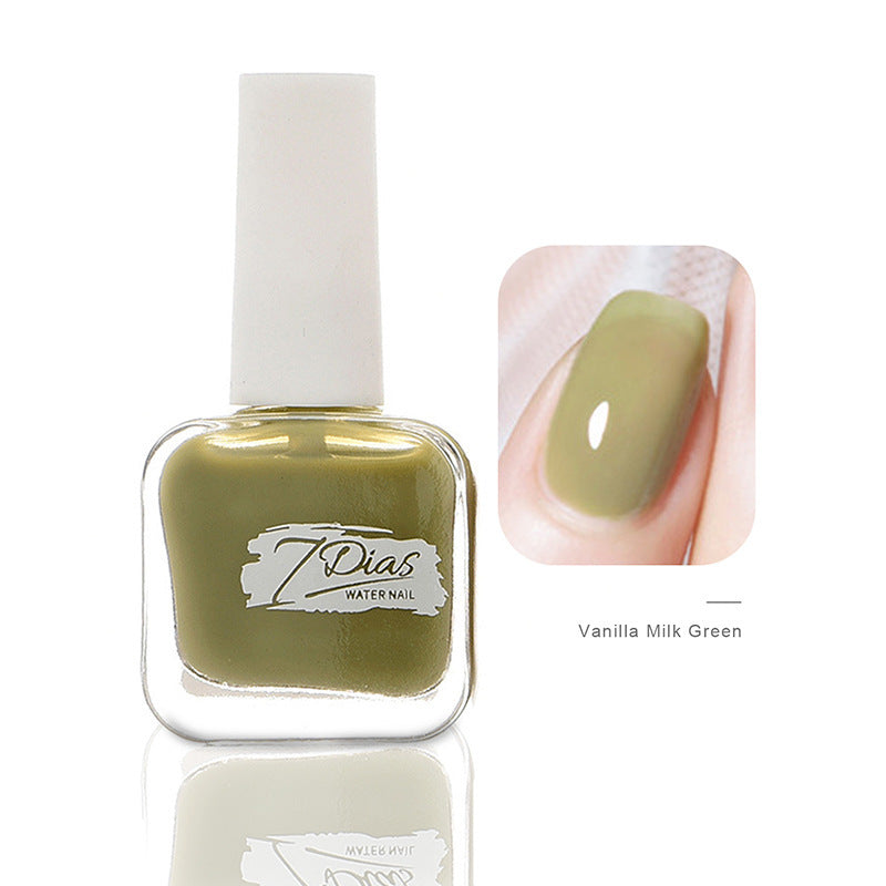 Nail polish manicure shop no-bake quick-drying long-lasting non-tearable fall and winter water-based non-peelable transparent nude nail polish