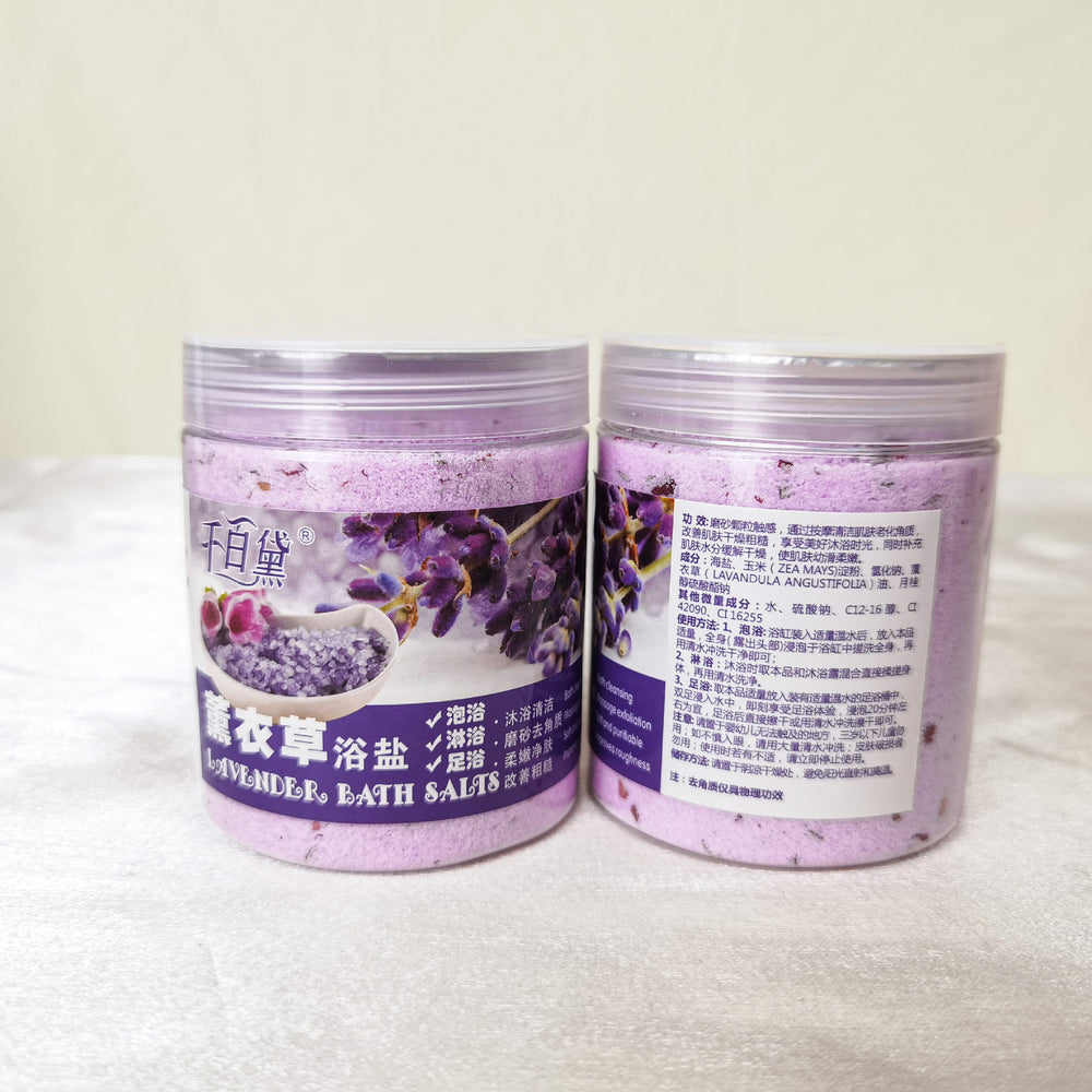 Wholesale petal bath salts for deep cleansing, exfoliation, and dead skin removal - all-over body scrub