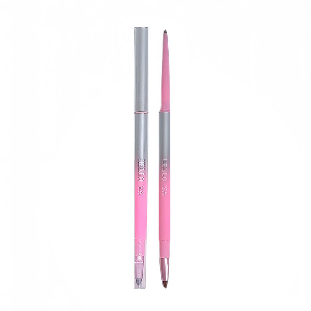 Hello ya folded angle eyeliner gel pen women's blade folded angle brush waterproof non-smudgeable double-ended eyeliner pen