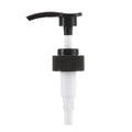 Ready-to-ship 32mm white lotion pump with press-down nozzle. threaded shampoo, body wash, conditioner dispenser - plastic pump