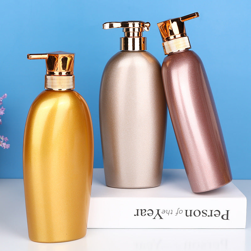 Lotion flat bottle press pet plastic empty bottle 600/800/1000ml shampoo and shower gel shampoo bottle