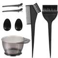 Hairdressing bureau oil bowl hair dye bowl five-piece set earmuffs hair dye comb brush hairdressing tools five-piece set
