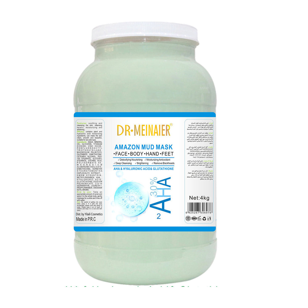 aha mask cream 4kg - deep cleansing & pore minimizing clay mask - wholesale for export