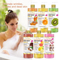 export fruit scrub shower gel silky, refreshing, moisturizing, gentle cleansing, long-lasting fragrance 500ml