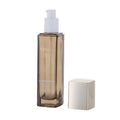 Ready-to-ship cosmetic glass bottle set packaging, including 120ml high-end lotion/essential oil decanters and 50g cream jars