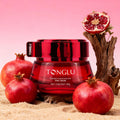 Ready-to-ship skincare decanting bottles and packaging materials, custom red face cream glass jars, 50g skincare cream jars, direct from the manufacturer