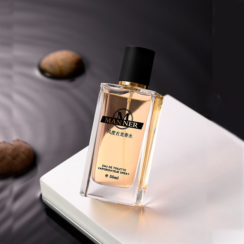 Live broadcast hot style elegant cologne men's perfume long-lasting light fragrance fresh and elegant woody tone manufacturer wholesale 55ml