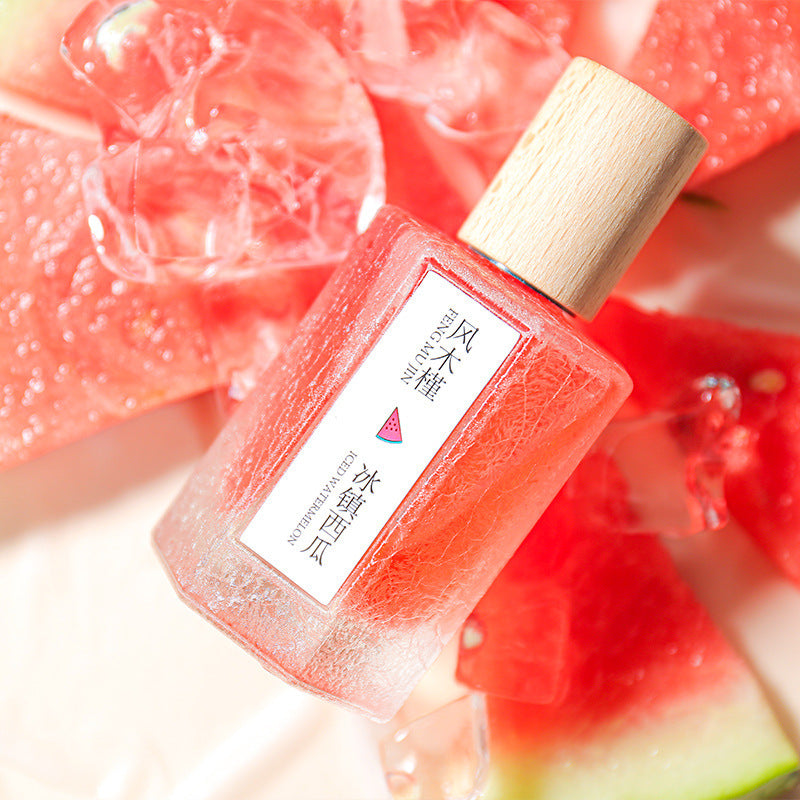 Wind hibiscus iced watermelon perfume for women long-lasting light fragrance fresh nature smoked peach wholesale ice cracked perfume
