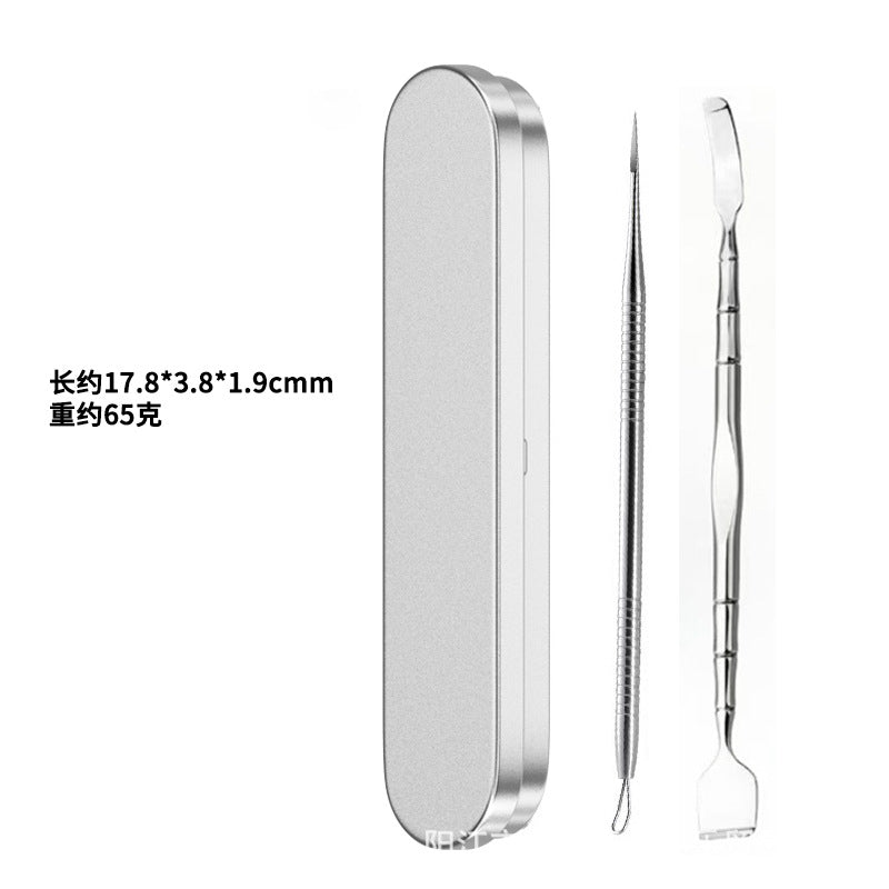 Ready-to-ship acne needle stainless steel cell clip facial cleansing tool nose blackhead scraper acne clip beauty tool