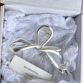 Sense of design ribbon bows hairpin female ins cold style hair volume large size gripper metal shark clip hair accessories