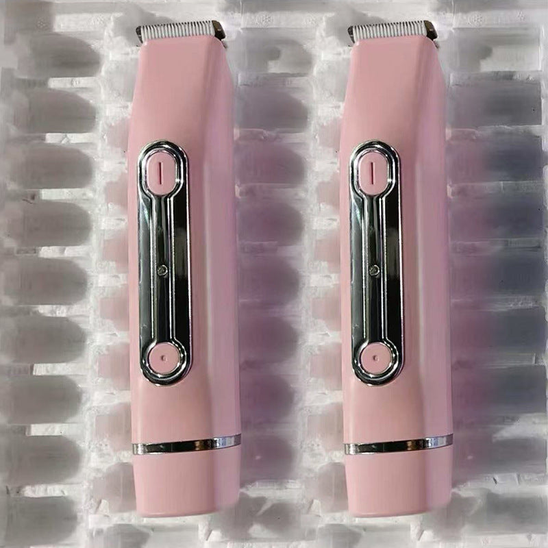 Electric shaver for women - portable, pain-free epilator for underarms, intimate areas, and full body hair removal