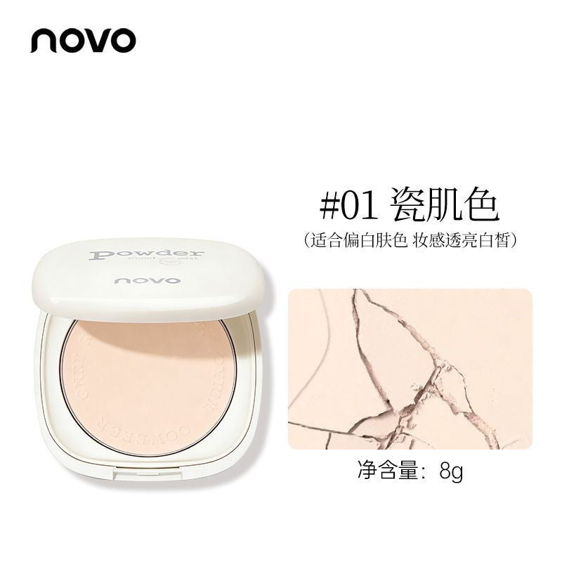Makeup novo cloud mist oil control lock makeup powder setting makeup concealer long-lasting waterproof no powder no makeup foundation