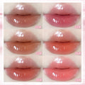 Novo glazed mirror solid lip gloss - hydrating, moisturizing, plumping, dewy, mirror finish, student-friendly, whitening, affordable lipstick