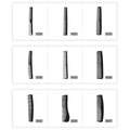 Hairdressing comb cross-border various combs barber shop special comb pointed tail dual-purpose oil head comb can be printed with logo and fixed color