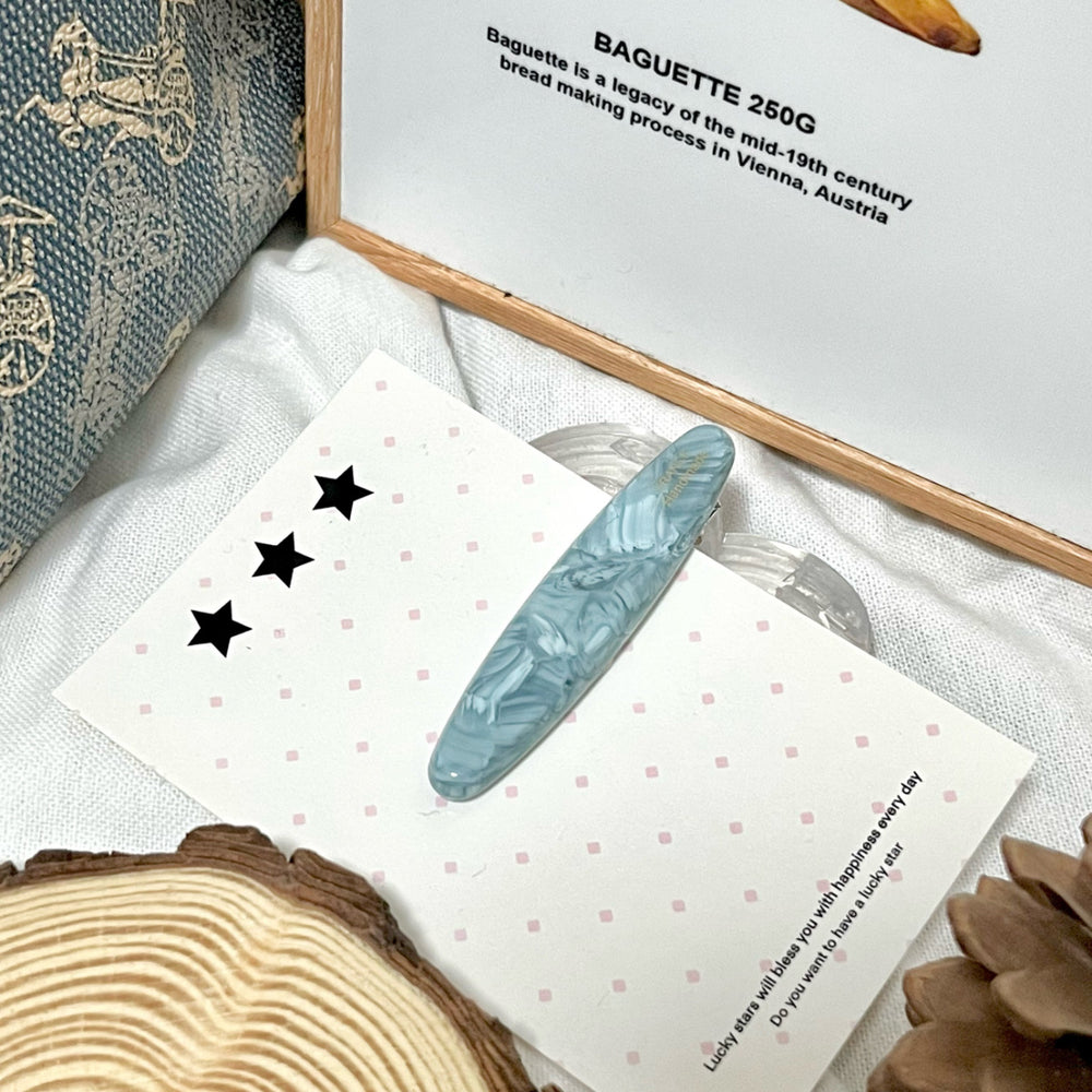Side acetate oval bangs hair clip for women's forehead trim clip hair clip one-word clip bb clip 2025new arrival water drop