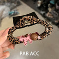 Leopard print cloud puppy gripper hair volume large shark clip new arrivalclassy bun head clip hair styling tool