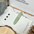 Acetate oval willow leaf - green