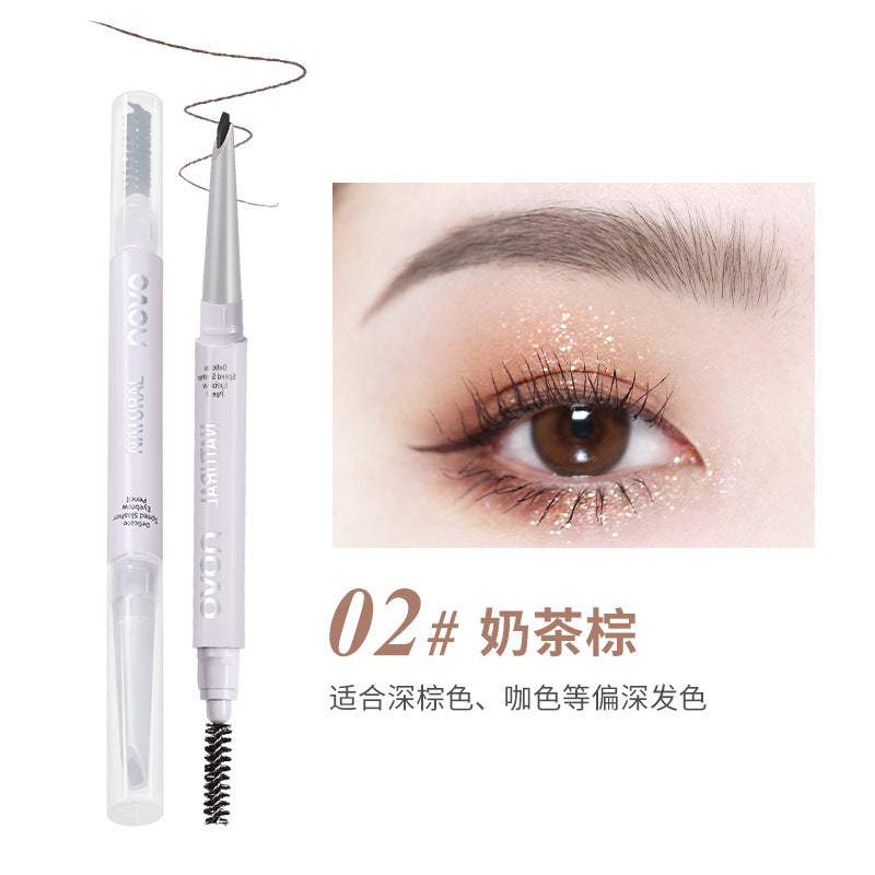 Novo fine tip brow pencil - waterproof, sweat-proof, long-lasting, non-fading, creates defined, natural, and wild brows