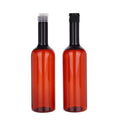 Pet plastic squeeze bottle dispenser - empty bottles for shampoo, body wash, conditioner