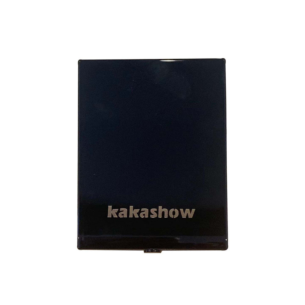 Kakashow aurora shimmer tri-color eyeshadow palette - matte, shimmer, and fine glitter - everyday versatile earth tones