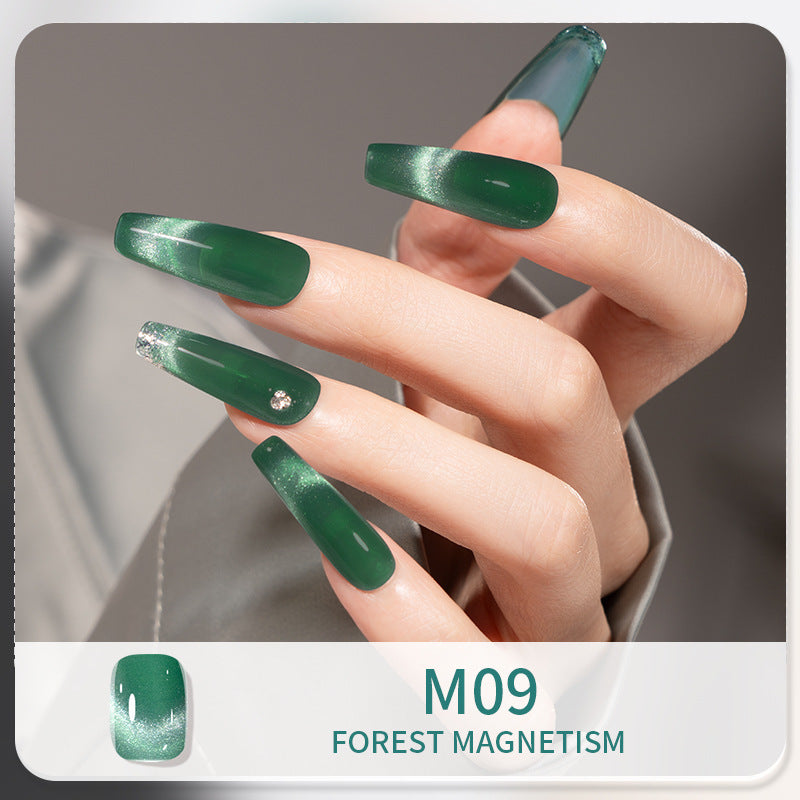English style kudan/kudan cat eye manicure nail polish crystal cat eye 12ml cross-border english style foreign trade export