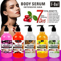 fruit acid liquid repair niacinamide serum moisturizing and brightening black pressure pump arbutin essence 500ml