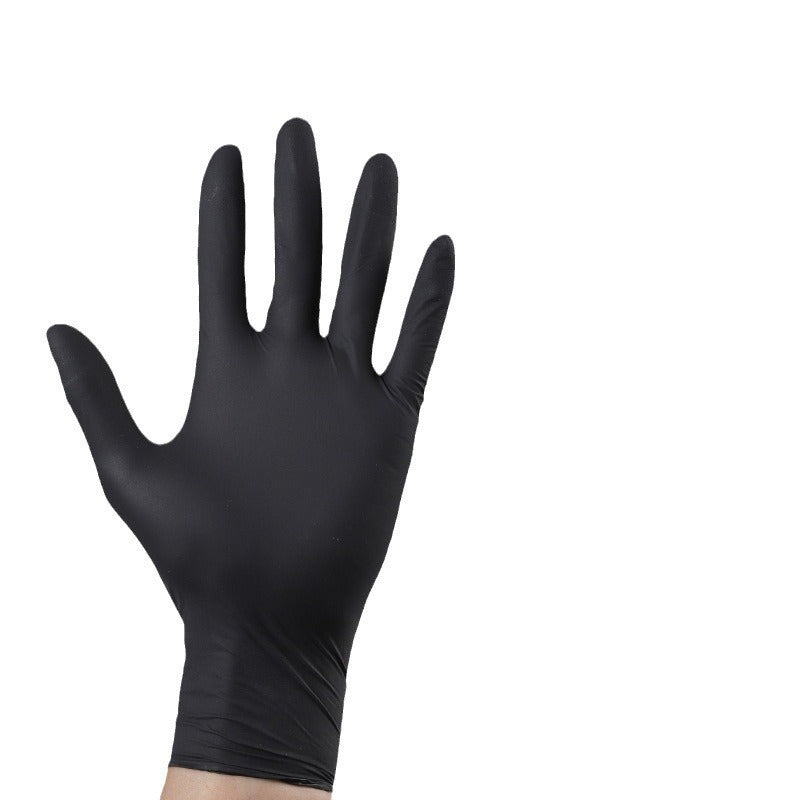 Disposable nitrile composite gloves - waterproof, oil-resistant, high-elasticity, non-slip - ideal for housework, hair dyeing, and perming