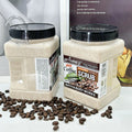 1kg strawberry coffee fruit facial scrub body exfoliator - blackhead removal, cleansing, brightening, and moisturizing