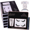 false eyelashes suit fox series 2 pairs of round magnetic thick magnetic eyelashes one piece magnetic curling